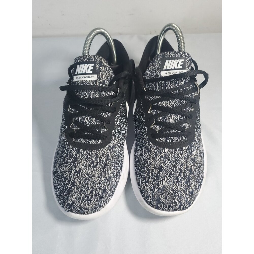 Nike Flex Contact Sneakers Women's Size 8.5 Black White 908995-002 - Picture 3 of 14